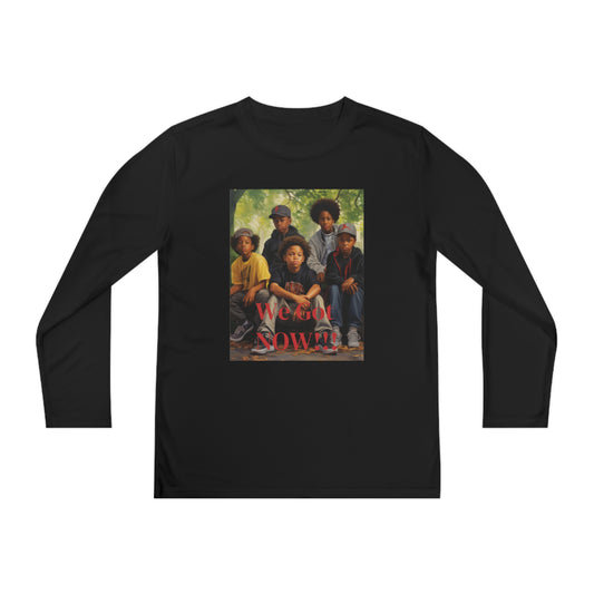 We Got Now Youth Long Sleeve Competitor Tee