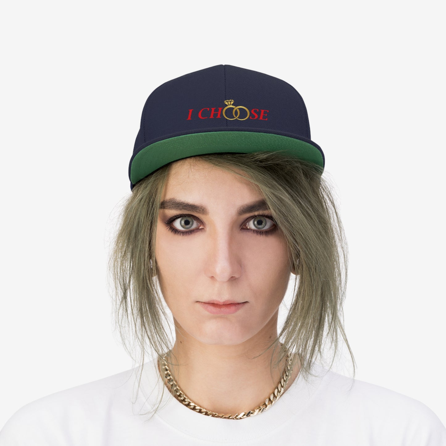 I Choose Unisex Flat Bill Hat