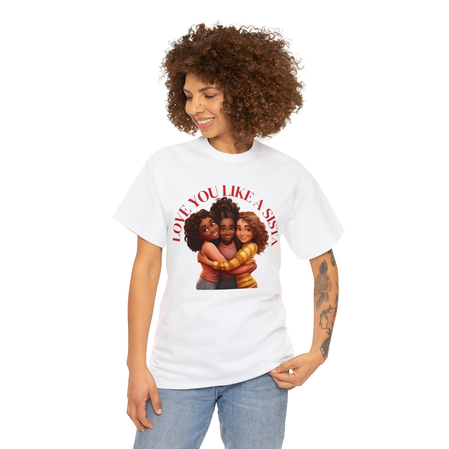 Love Ya Like A Sista Heavy Cotton Tee