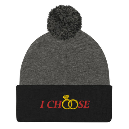 I Choose Pom-Pom Beanie